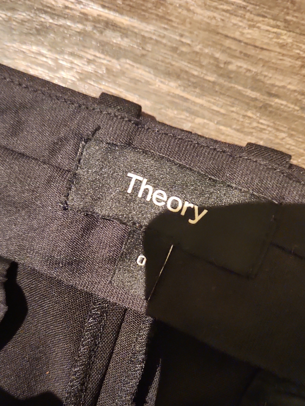 ❤️ NWT! THEORY DEMITRIA TRACEABLE WOOL FLARE TROUSERS / PANTS, 0S (25 SHORT) - Picture 5 of 7